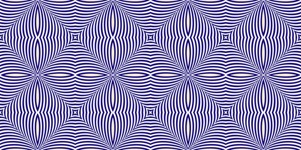 Illusion Optique Scintillante Art Design Modèle Abstrait Art Sans Couture — Image vectorielle