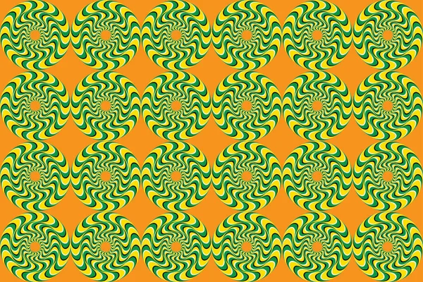 Mouvement Rotation Cercles Tournants Spectacle Hypnotique Rotation Illusion Optique Motif Vecteur En Vente