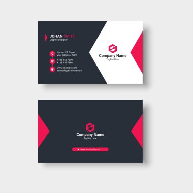 Creative Clean Modern ve minimal Kartvizit Şablonu