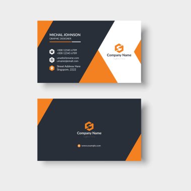 Creative Clean Modern ve minimal Kartvizit Şablonu