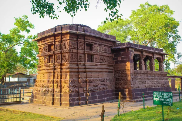 Külső kilátás Shiva templom a dev Baloda. Található, a kerület Bhilai, Chattisgarh turizmus, India — Stock Fotó