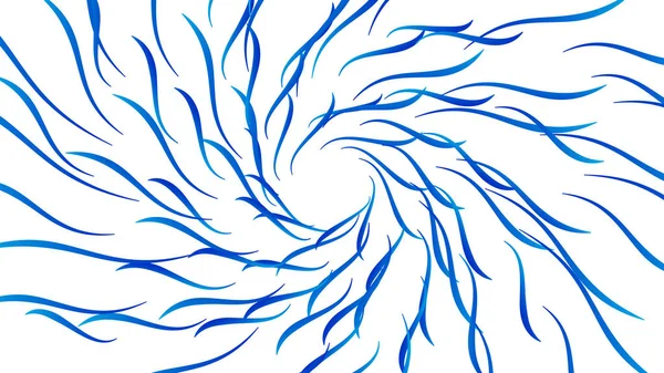 Mavi çizgiler. Yabalıktaki mavi çizgiler yırtılmış. Stok illüstrasyon. Vektör illüstrasyon. Spiral.