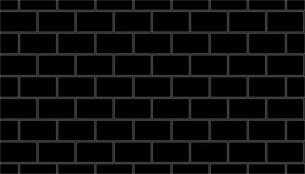 Bloklardan yapılmış siyah duvar. Blok. Black.Wall.Vector illüstrasyon. Stok illüstrasyon.