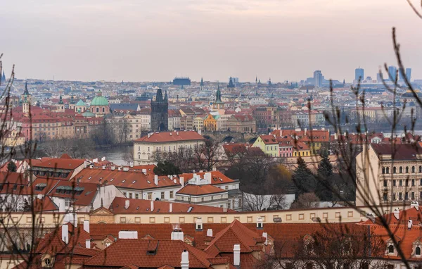 Zobacz Pragi Stolicą Największym Miastem Republice Czeskiej Historycznej Stolicy Królestwa — Zdjęcie stockowe