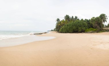 Koggala sri lanka'da Hint okyanusu plajı 