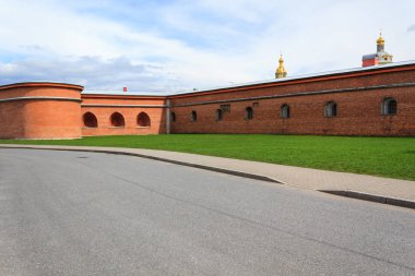 Duvar tekne evin Peter büyük ve Peter ve Paul Katedrali, Peter ve Paul Fortress, Saint Petersburg, Rusya Federasyonu.