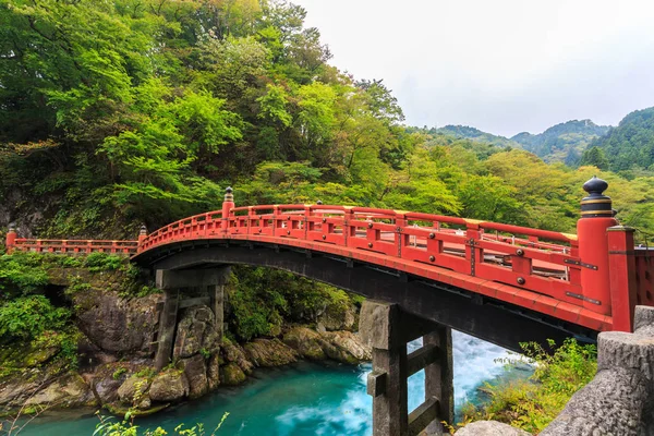 Güz Shinkyo Köprüsünde Nikko Tochigi Japan — Stok fotoğraf