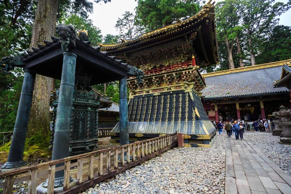 Nikko Japão Outubro 2018 Visita Turistas Templo Santuário Nikko Toshogu — Fotografia de Stock