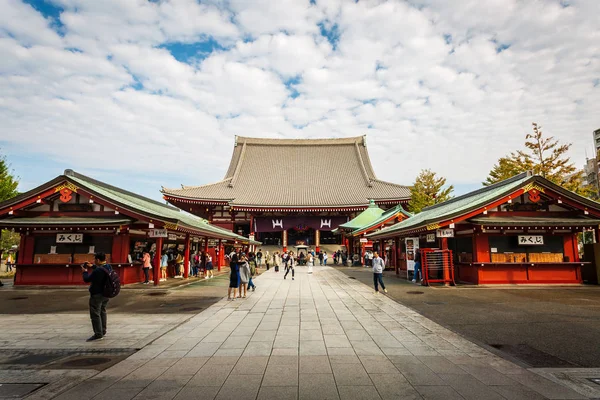 Tokyo Japan Oktober 2018 Turist Besök Sensoji Även Känd Som — Stockfoto