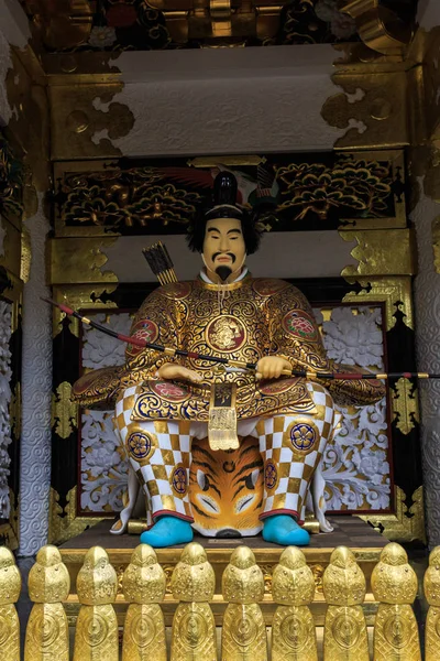 日本日航 2018年10月15日 日本日光东照宫神社幕府宫家康的雕像 — 图库照片