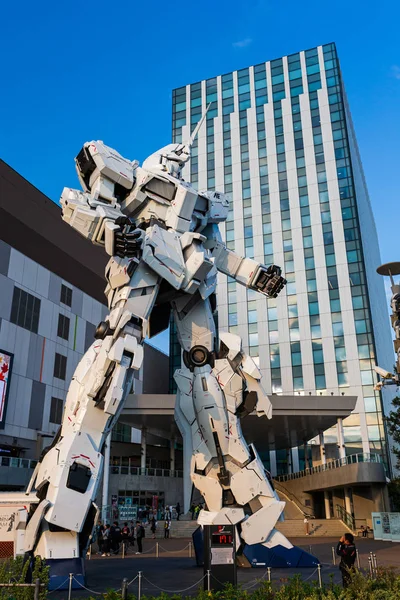 Pełnowymiarowe Mobile garnitur Rx-0 Unicorn Gundam występy w nurek — Zdjęcie stockowe