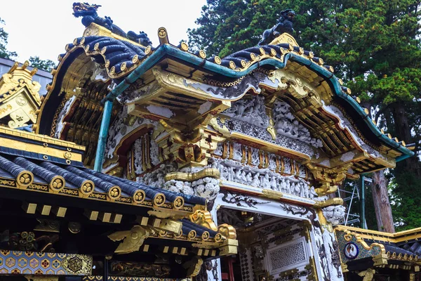 Templo del Santuario Nikko Toshogu en Nikko, Japón . —  Fotos de Stock