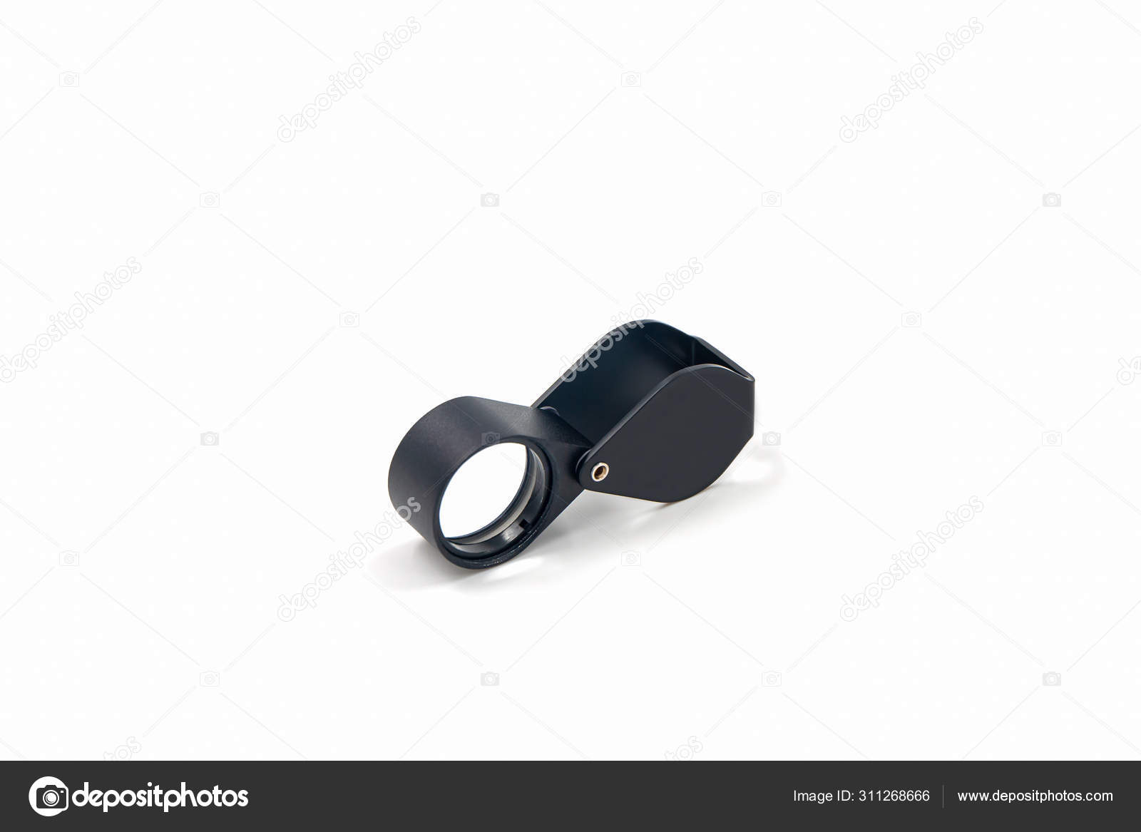 Jewelers magnifying glass. Jewelers Loupe. Stock Photo by
