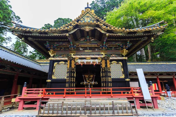 Templo de Santuário de Nikko Toshogu em Nikko no outono . — Fotografia de Stock