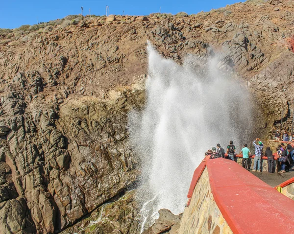 ensenada / bufadora Latin Amerika'nın en büyük deniz gayzer