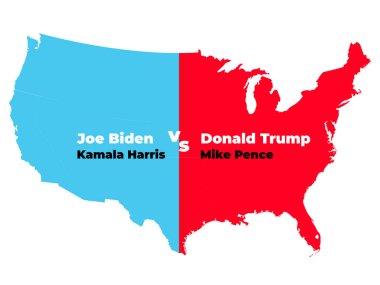 Amerika Birleşik Devletleri - 16 Ağustos 2020. Birleşik Devletler seçimleri. Trump vs bibi