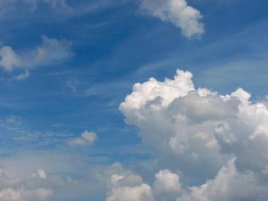 bulutlu mavi gökyüzü arkaplanı