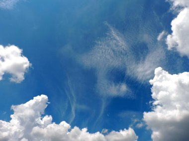 bulutlu mavi gökyüzü arkaplanı