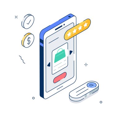 Ürün seçiminin bu inanılmaz izometrik illüstrasyonuna bir bakın.