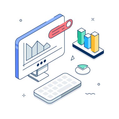 Veri analizinin bu inanılmaz izometrik illüstrasyonuna bir bakın.