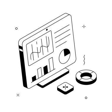 Modern Veri Görselleştirme Gösterge Paneli ResmiComment