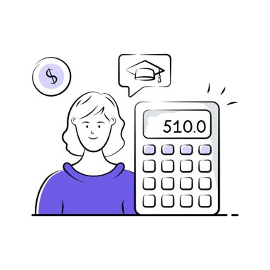 Öğrenci harç ücretlerini hesaplıyor ve eğitim kredisi ödemelerini yönetiyor.