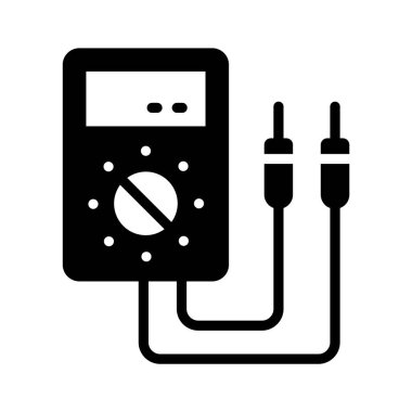 Creatively designed amazing icon of multimeter in trendy style