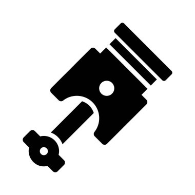 Engine piston icon, mechanic, and automotive concepts.