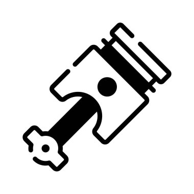 Engine piston icon, mechanic, and automotive concepts.