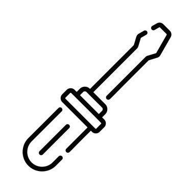 Take your hands on this amazing line style icon of screwdriver, premium vector