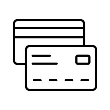 Dijital işlemleri temsil eden ve çevrimiçi alışveriş yapan ATM kartı simgesi