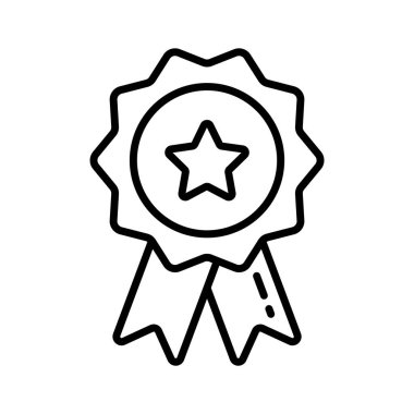 Kaliteli rozet simgesi sertifikalı ürün onayı ve orijinalliğini temsil ediyor.