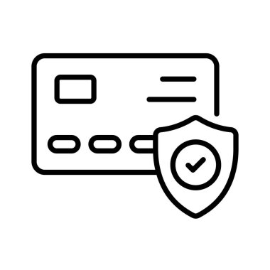 Güvenli ödeme simgesi güvenli işlemleri ve çevrimiçi para korumasını simgeliyor