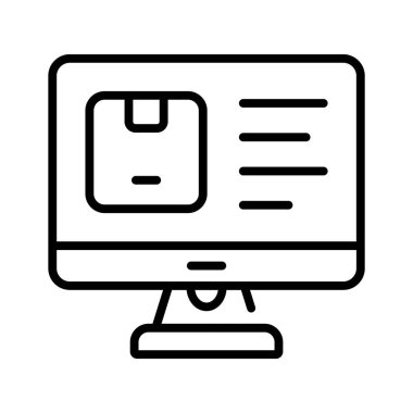 Çevrimiçi alışverişin bu yaratıcı simgesini modern tarzda elde et