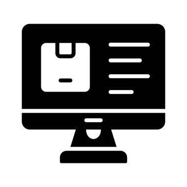 Çevrimiçi alışverişin bu yaratıcı simgesini modern tarzda elde et