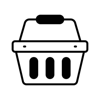 Alışveriş sepetinin bu muhteşem düz ikonuna bir bakın.