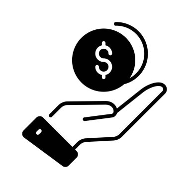 Ellerinizi bu inanılmaz düz çizgi ödeme ikonuna koyun.