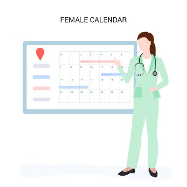 Kadın doktor kadın takvim yakınındaki. Online randevu.