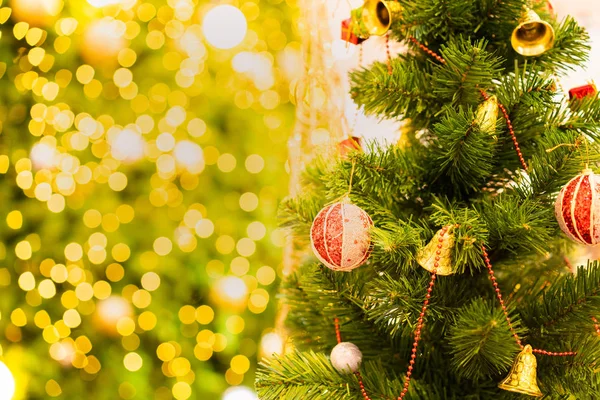 Árbol Navidad Con Estrella Centro Comercial —  Fotos de Stock
