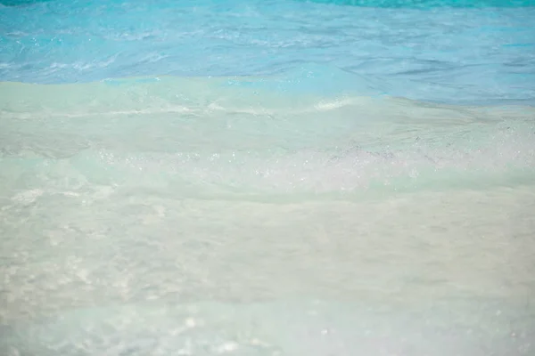 Swimming in pool at water park in summer