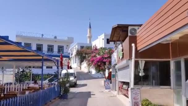 Türkiye Güzel Bir Tatil Köyünde Seyahat Edin Turizm Eğlence Konsepti — Stok video
