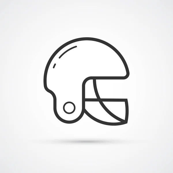 Fútbol americano casco icono del deporte. Vector eps10 — Vector de stock