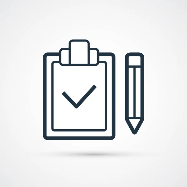 Liste trendy modern sembolü kontrol edin. Vektör trendy illüstrasyon