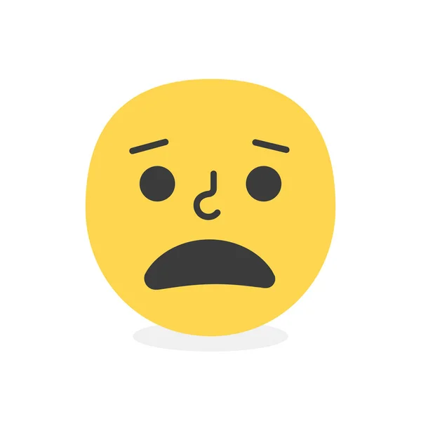 Trendi rosszindulatú Emoji mosoly. Vektor eps10 illusztráció — Stock Vector