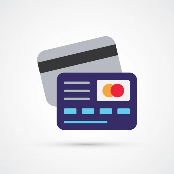 Gekleurde bank credit tank trendy symbool. Vector illustratie — Stockvector
