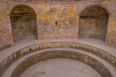Pompeii - Pompei, Napoli, Campania, İtalya, Avrupa'nın stabian termal hamam