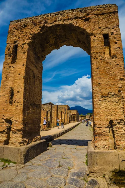 Ruinerna Pompeji Pompeji Provinsen Neapel Kampanien Italien Europa — Stockfoto