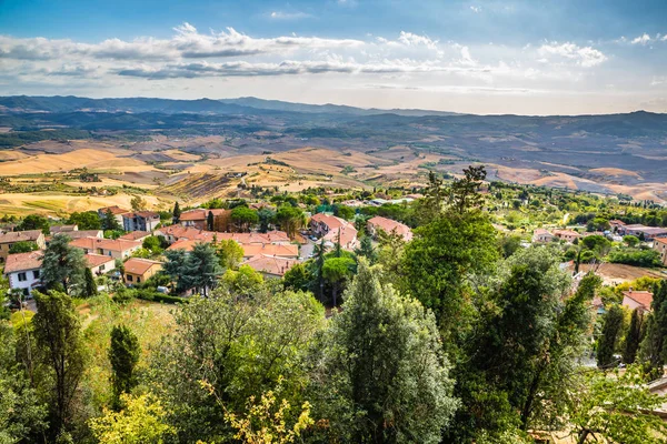 Tuscan Rural Landscape Volterra Tuscany Italy Europe — Stock Photo, Image