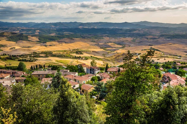 Tuscan Rural Landscape Volterra Tuscany Italy Europe — Stock Photo, Image