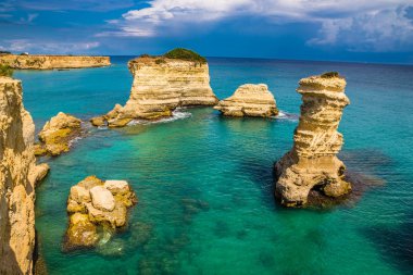 Torre Dell Orso ve Sant Andrea - Lecce, Puglia, İtalya